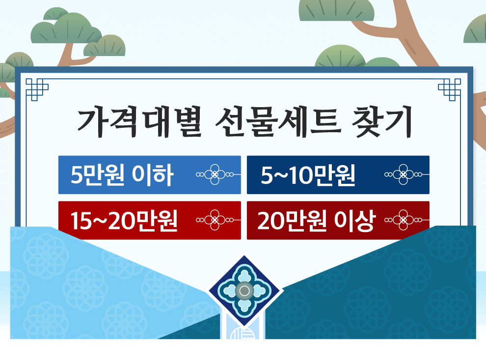 가격대별 선물세트 찾기